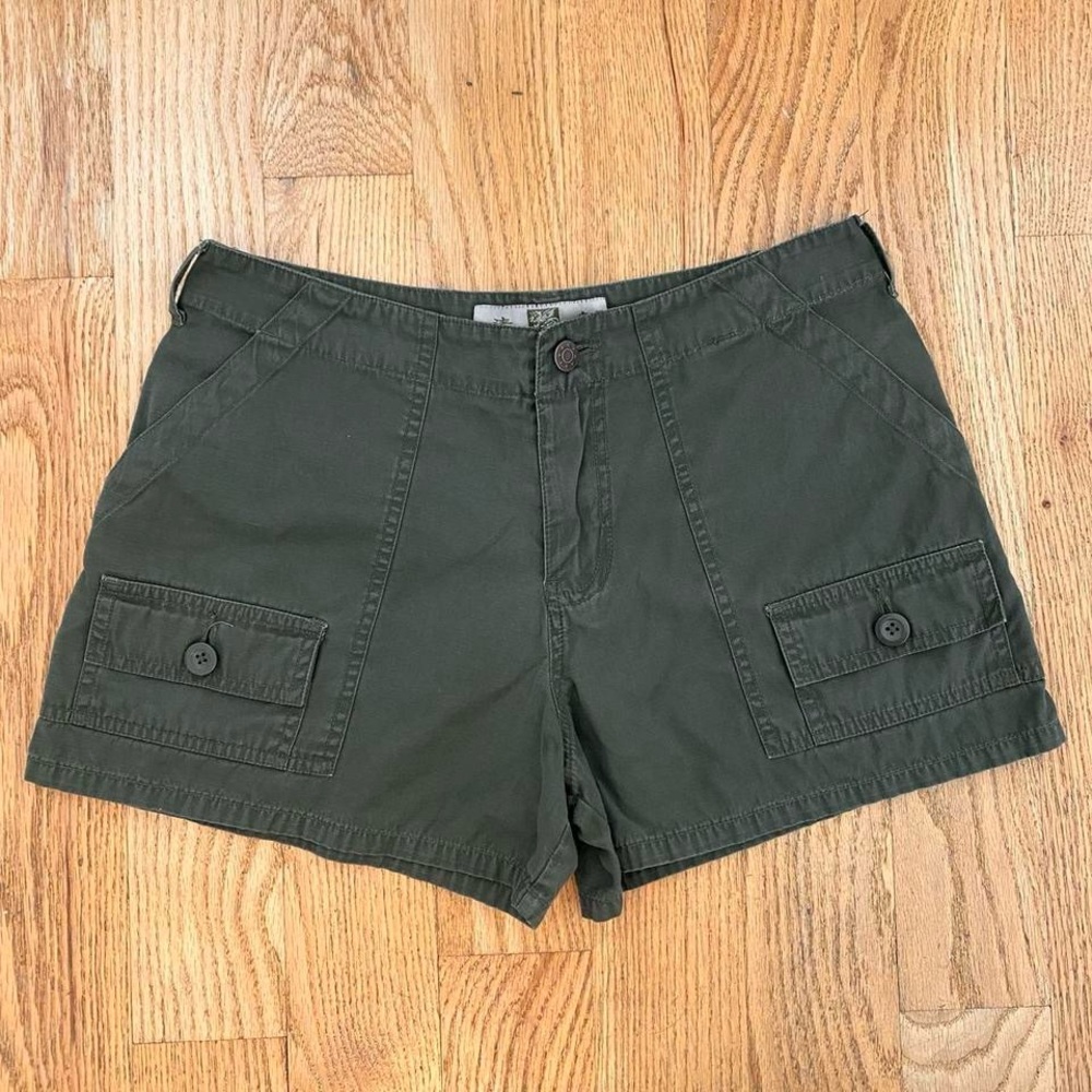 vintage lei mini cargo shorts